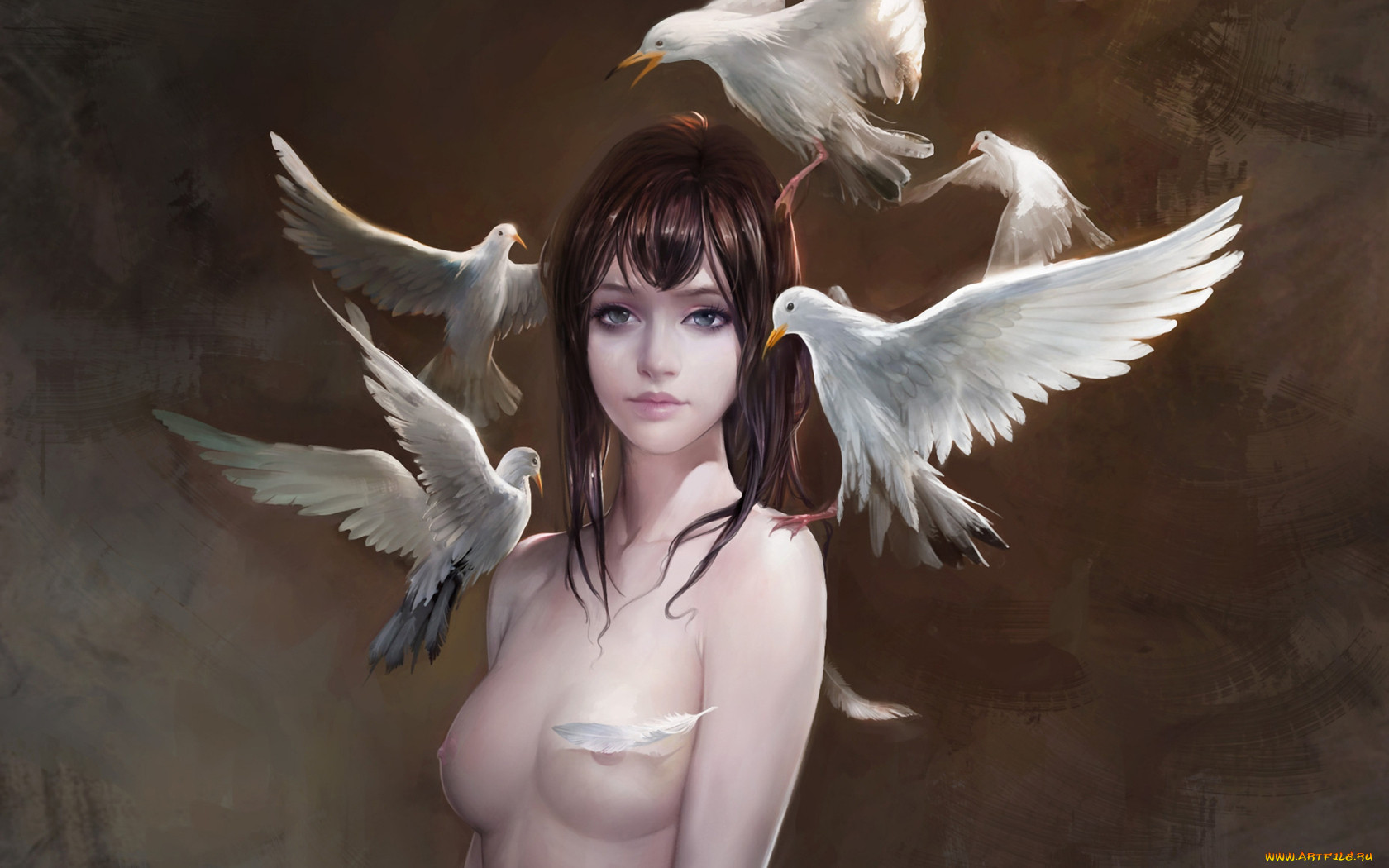 Beauty bird nude - 🧡 Татуировка на боку девушки - жар птица - KissMyTattoo...